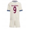 Ajax Kasper Dolberg #9 Tredje Kläder Barn 2025-26 Kortärmad (+ Korta byxor)